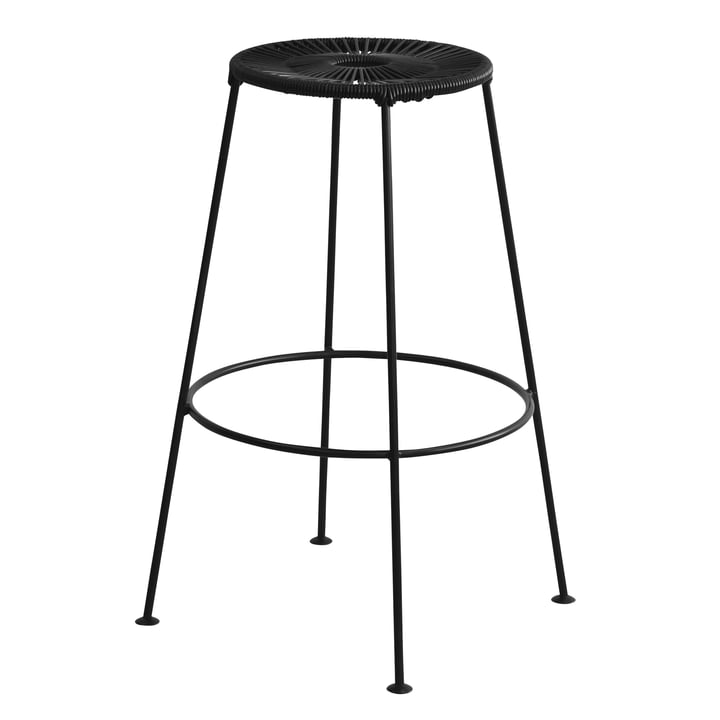OK Design - Acapulco Barstool High, black