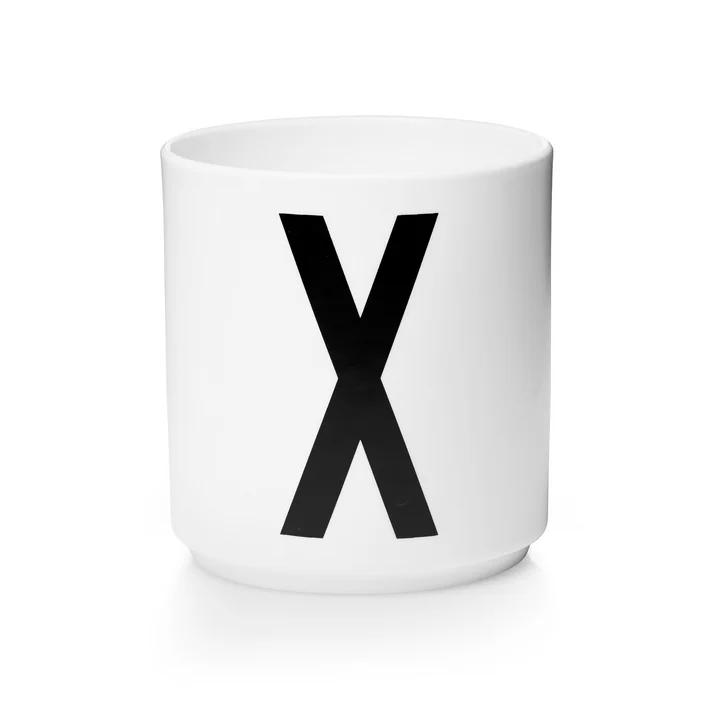 Design Letters - AJ Porcelain Cup X