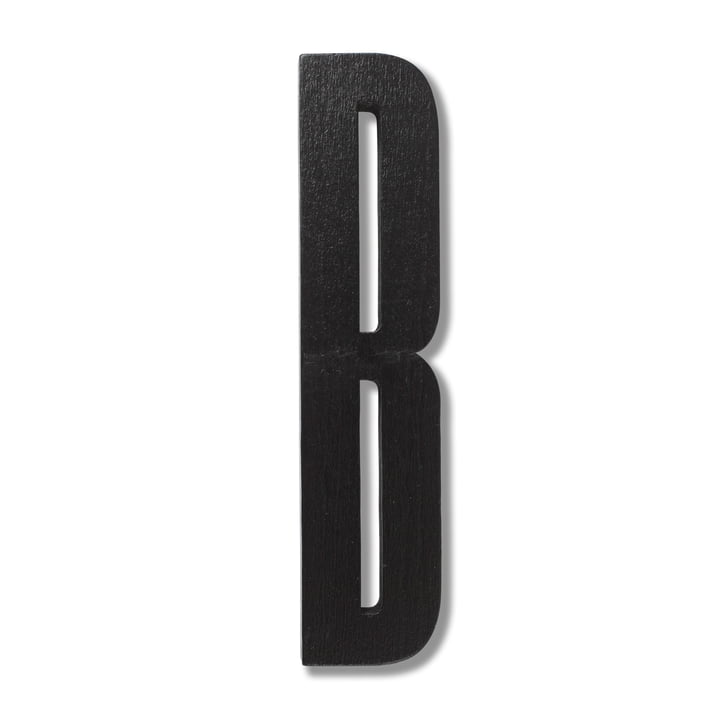 Wooden Letters Indoor B by Design Letters in Black