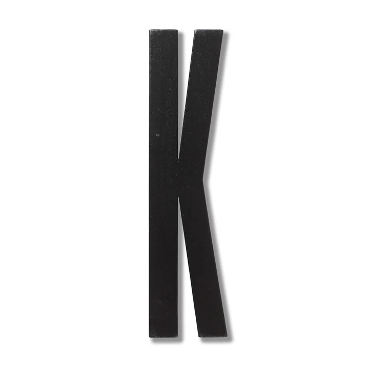 Wooden Letters Indoor K by Design Letters in Black