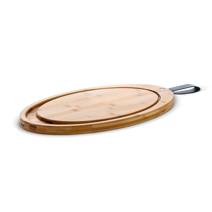 Oval pre-cutting board bamboo from Rosendahl