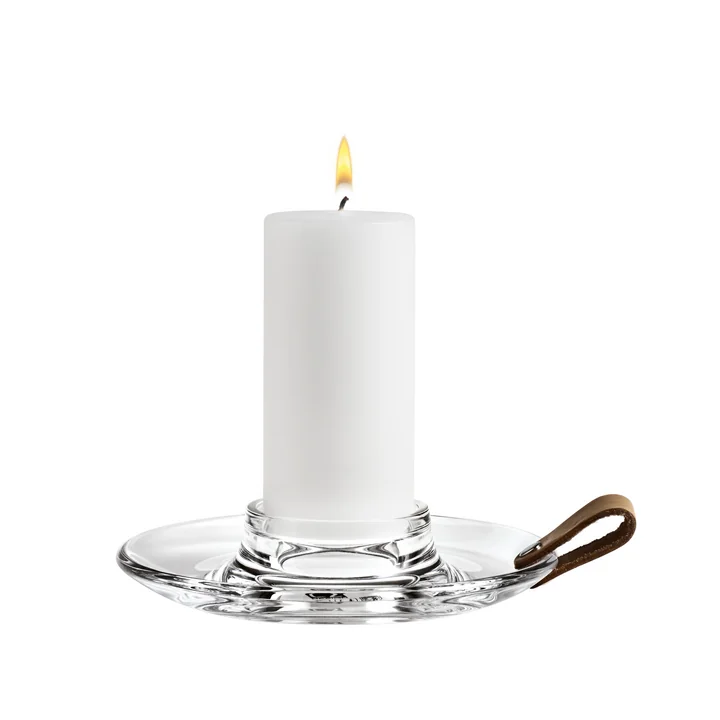 Holmegaard - Design with light block candle holder, 17 cm