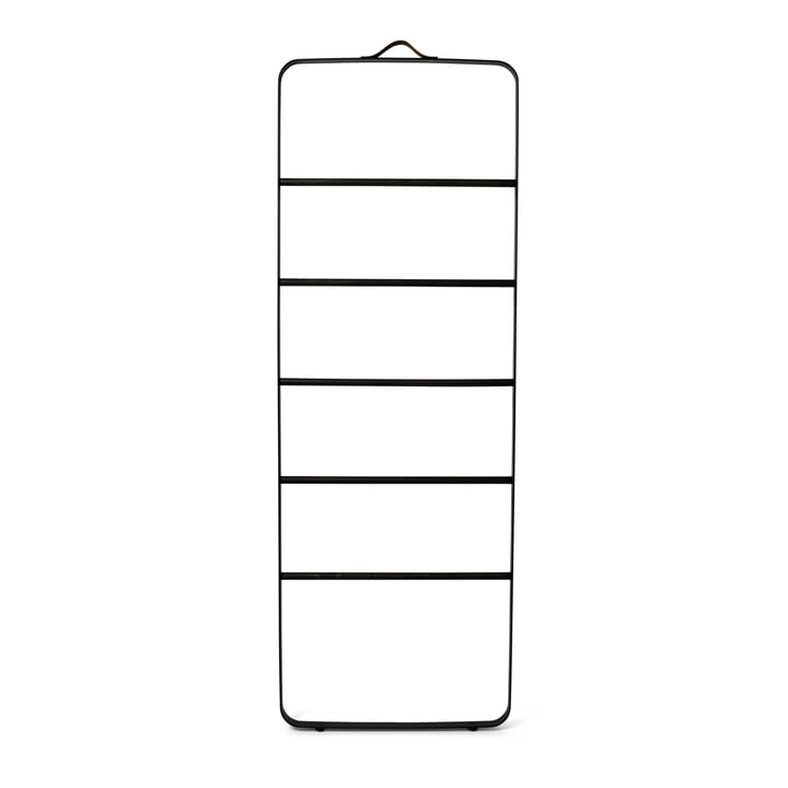 Menu - Towel Ladder, black / dark oak