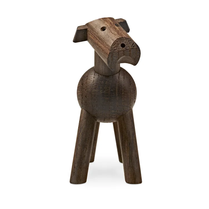 Dog Tim made of dark wood by Kay Bojesen from Denmark