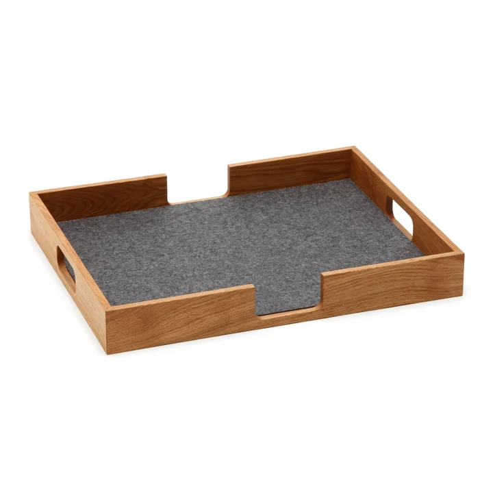 Hey Sign - Tray Rectangular, anthracite
