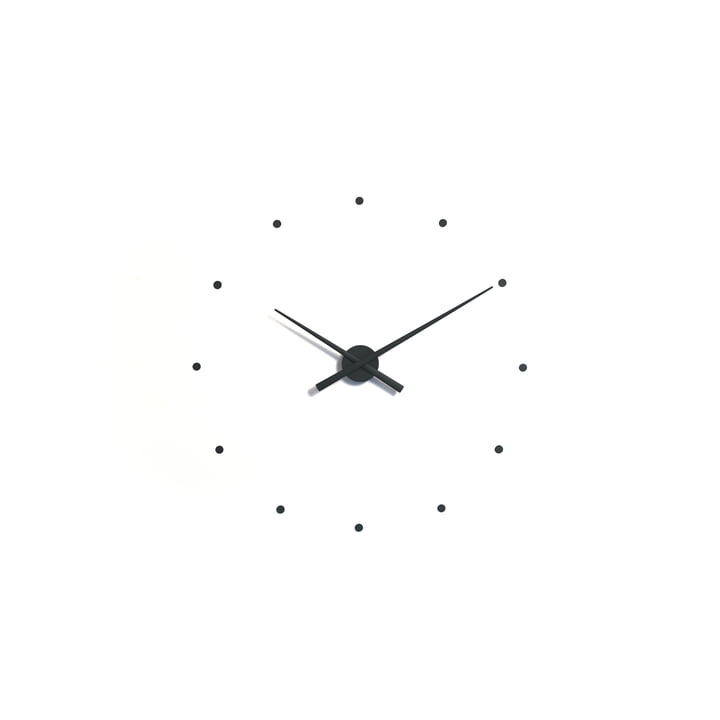OJ mini wall clock by nomon in black