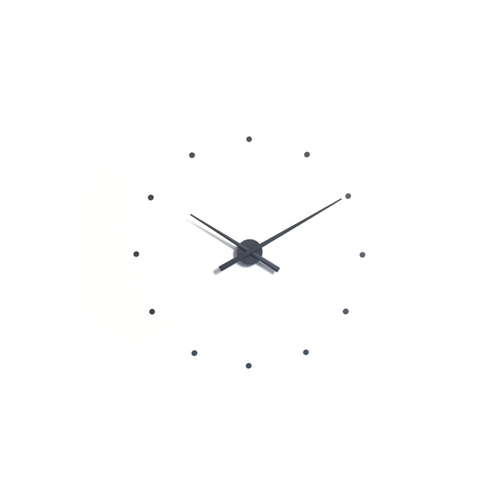 OJ mini wall clock by nomon in grey