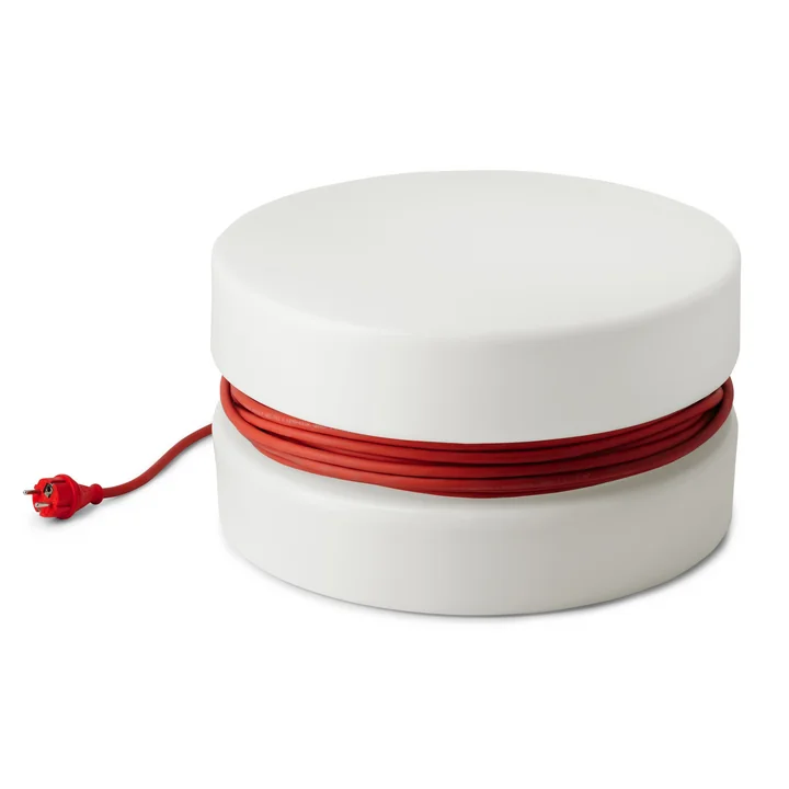 Yoyo floor lamp Ø 47,5 cm from Authentics in white / red