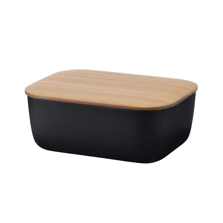 Box-It Butter dish from Rig-Tig by Stelton in black