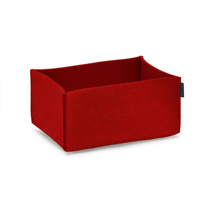 Hey Sign - Box rectangular, red