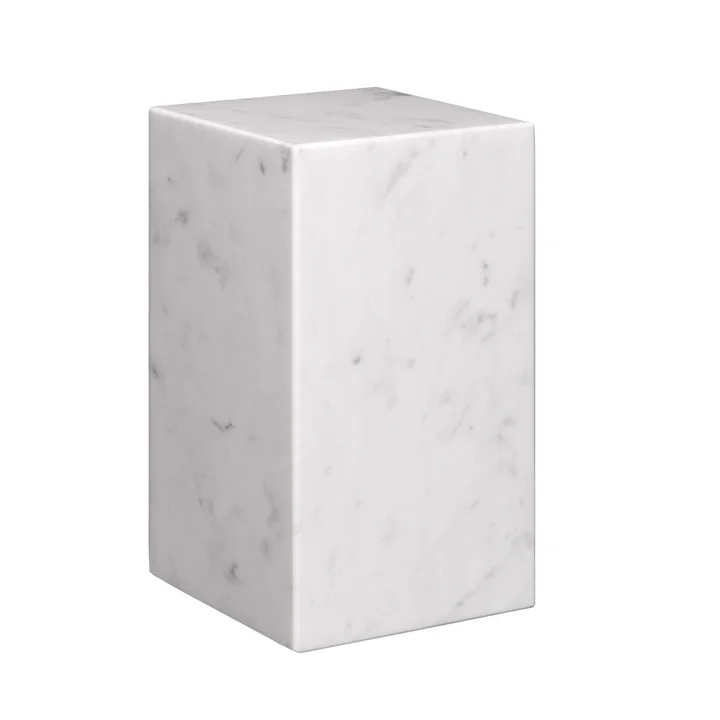 e15 - AC11 Stop Bookend H 17 cm in white