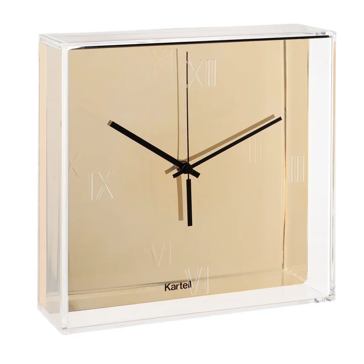 Kartell - Tic & Tac Wall Clock, Gold