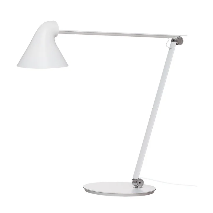NJP LED table lamp with stand by Louis Poulsen in white