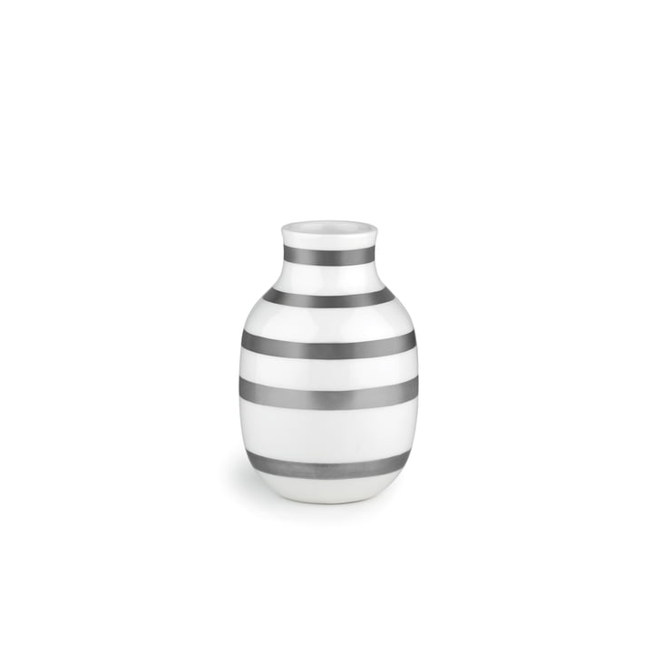 Omaggio Vase H 125 from Kähler Design in silver