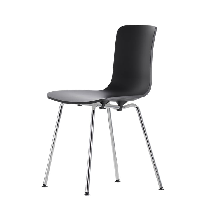 Hal Tube Chair from Vitra in black / chrome