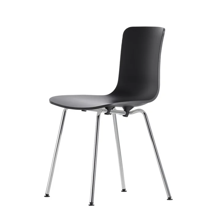 Vitra-HAL-Tube-schwarz-chrom-
