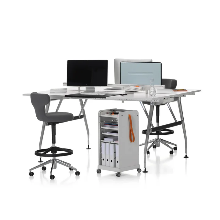 Ad Hoc Follow Me 2 roll container by Vitra