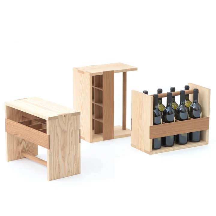 Auerberg - Bottle-Box, ash / oak