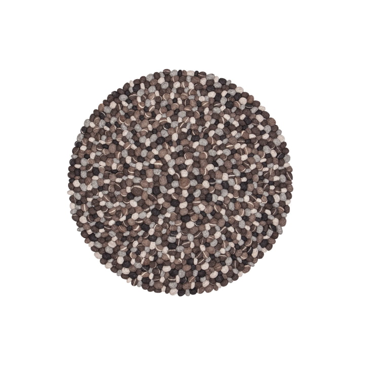 Hardy carpet round by myfelt, 90 cm