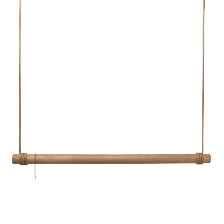 Swing Hanging wardrobe from LindDNA natural oak / natural leather