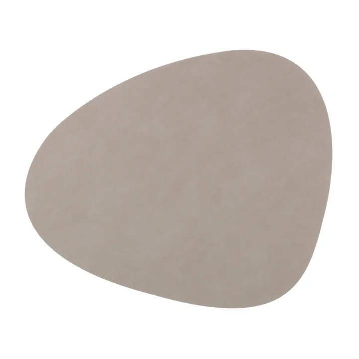 Placemat Curve L by Lind DNA in Nupo light gray