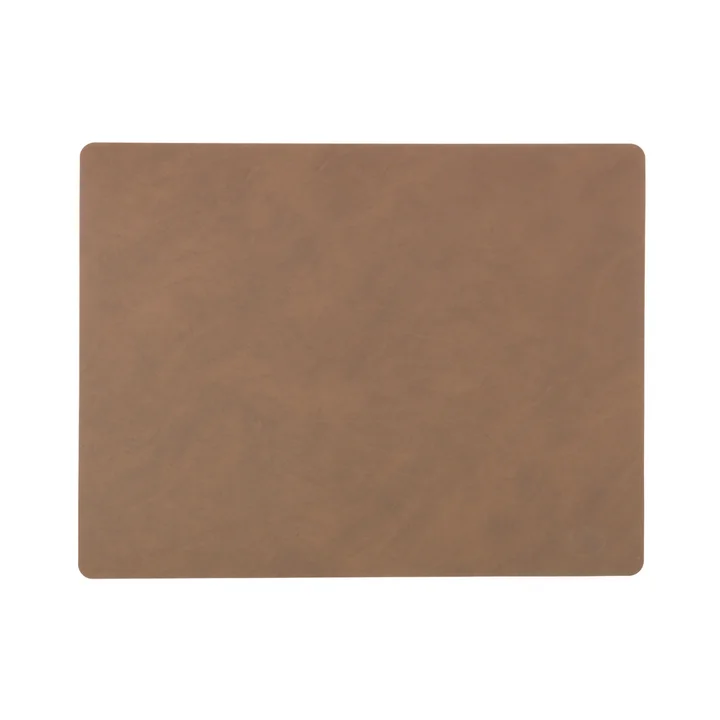Placemat Square L 35 x 45 cm from Lind DNA in Nupo Brown