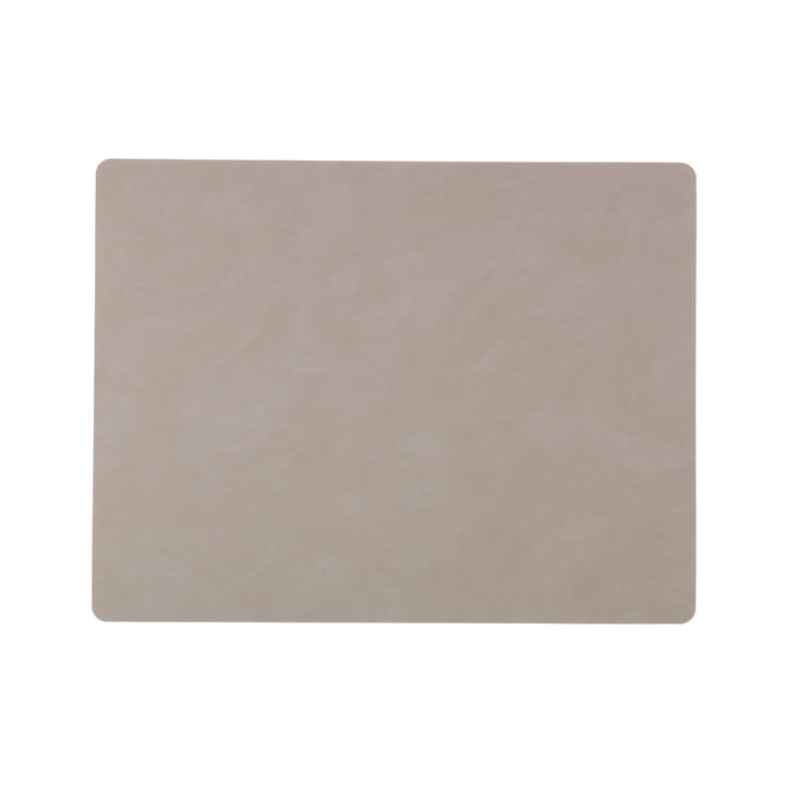 Placemat Square L 35 x 45 cm from LindDNA in Nupo Light gray