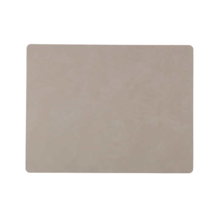 Placemat Square L 35 x 45 cm from Lind DNA in Nupo Light gray