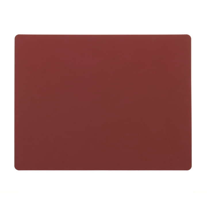 Placemat Square L 35 x 45 cm from LindDNA in Nupo Red