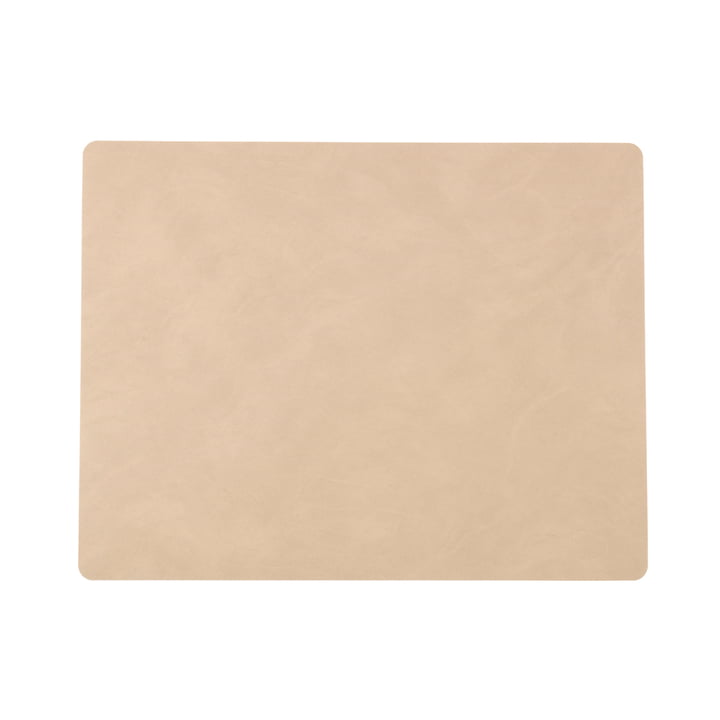 Square placemat L 35 x 45 cm from LindDNA in Nupo Sand