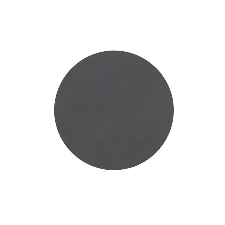 Glass coaster round Ø 10 cm from Lind DNA in Nupo anthracite