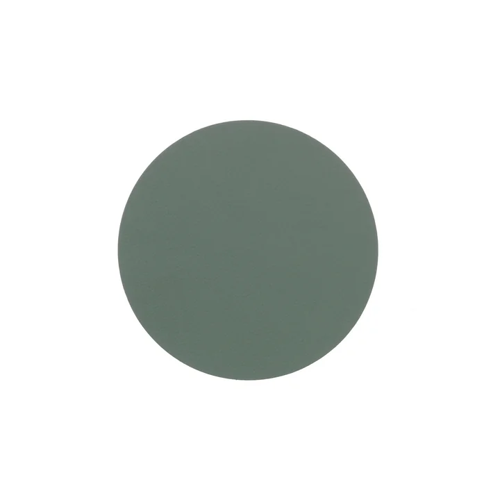 Glass coaster round Ø 10 cm from Lind DNA in Nupo pastel green