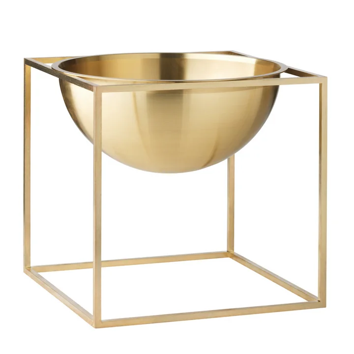 Audo - Kubus Bowl , large, gold-plated