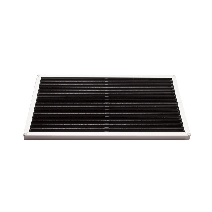 Rizz - doormat door-line 58 × 36 cm in silver
