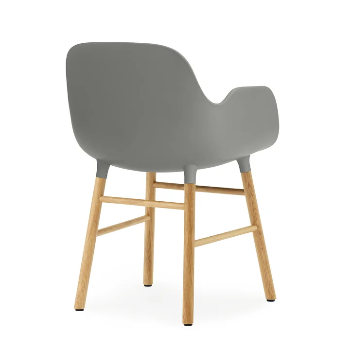 Normann Copenhagen - Form Armchair, Wood Legs, oak grey
