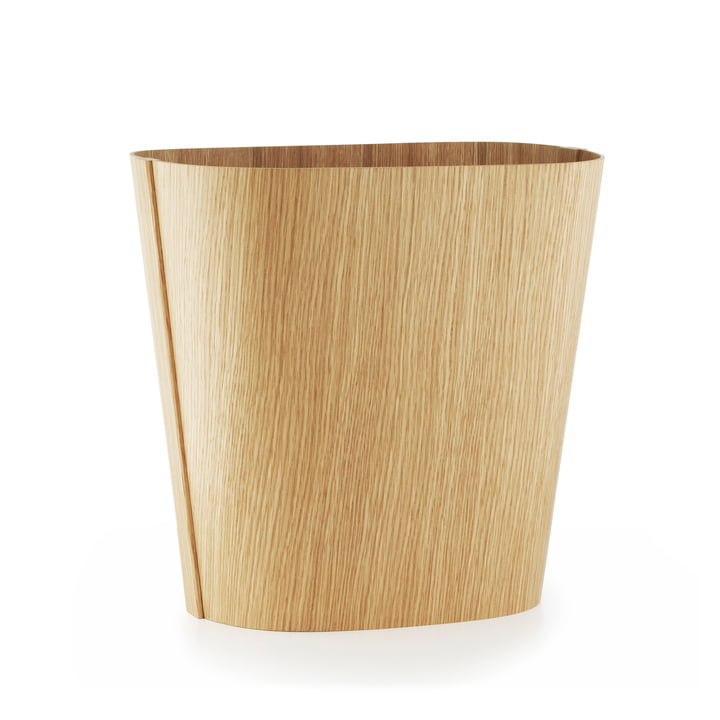 Tales of wood paper bin by Normann Copenhagen made from oak