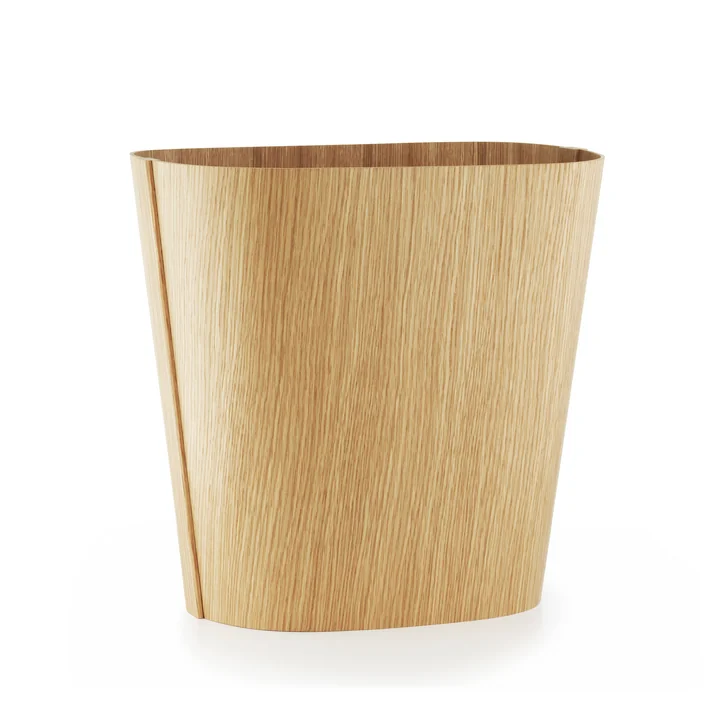 Tales of wood paper bin by Normann Copenhagen made from oak