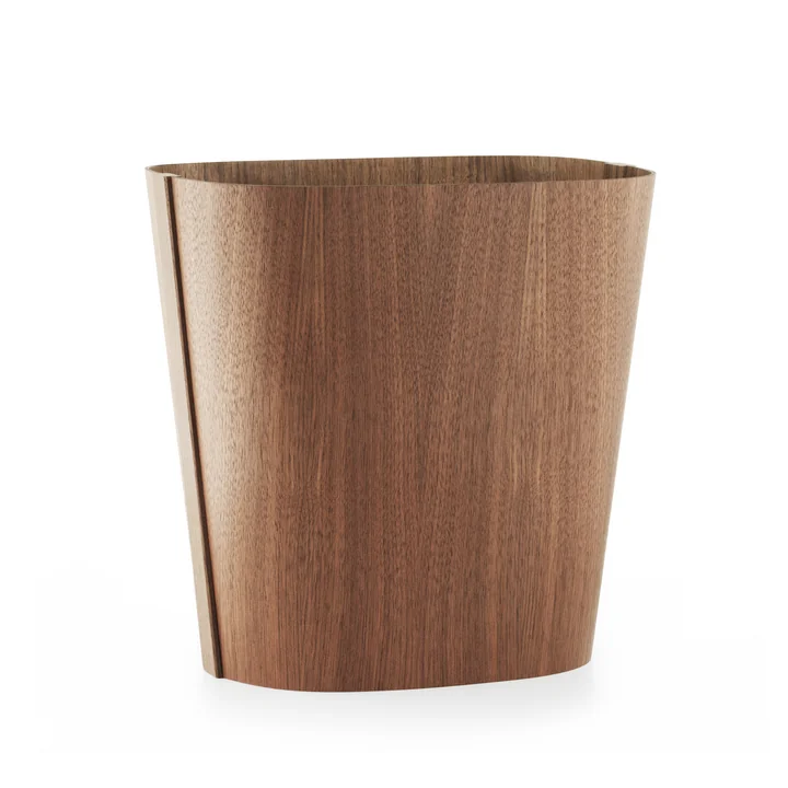 Tales of Wood paper bin by Normann Copenhagen made from walnut