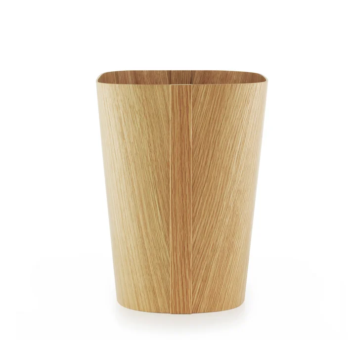 Tales of wood paper bin by Normann Copenhagen made from oak