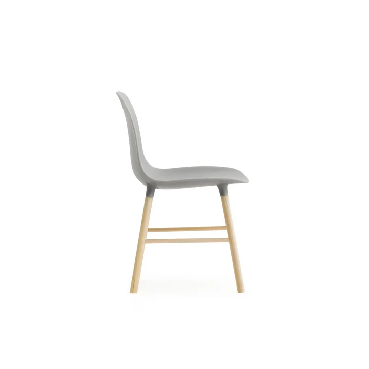 Form Chair miniature by Normann Copenhagen made of oak in grey