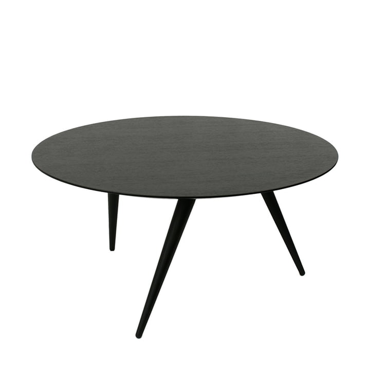 TURN LOW Coffee table from Maigrau in black lacquered ash