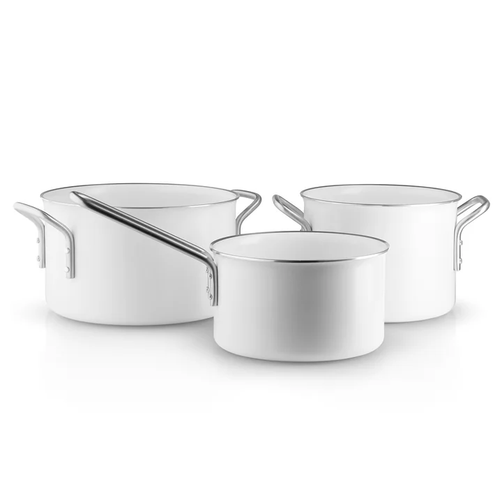 White Line pot set by Eva Trio