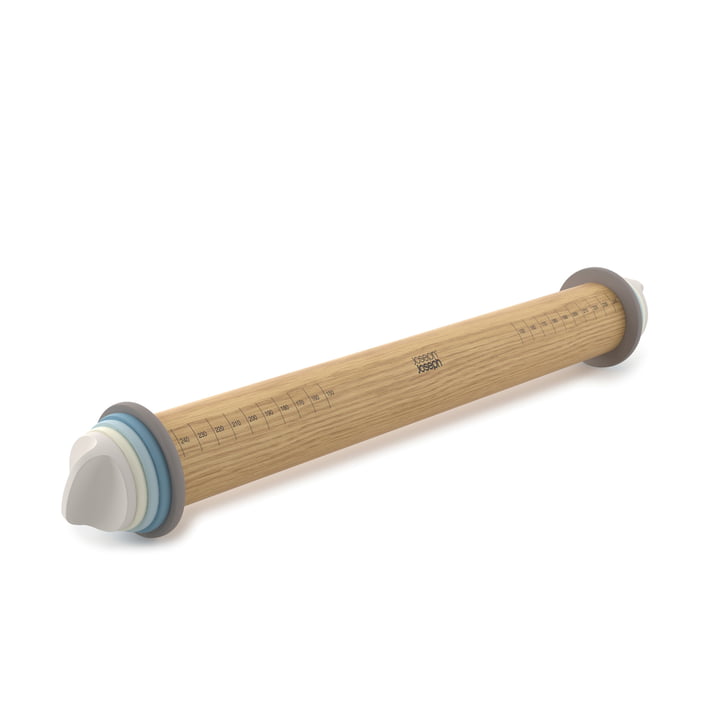 Joseph Joseph - Adjustable Rolling Pin with rings in pastell shades