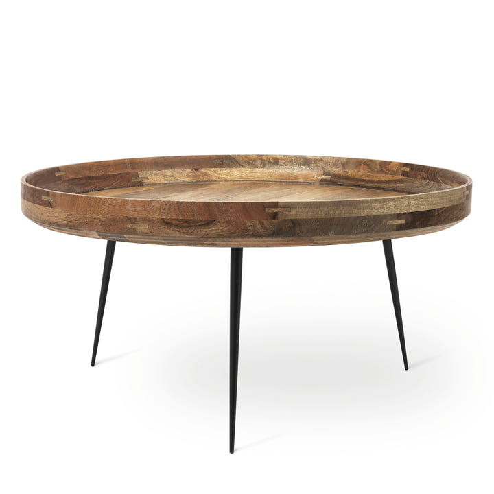 Bowl Table in XL from Mater made of mango wood in nature