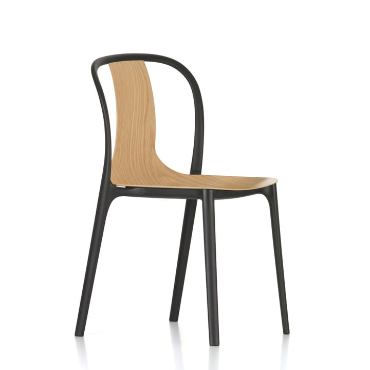 Belleville Chair Wood by Vitra in natural oak