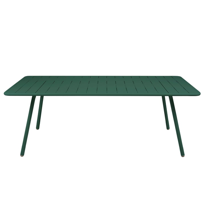 Luxembourg Table 100 x 207 cm from Fermob in cedar green