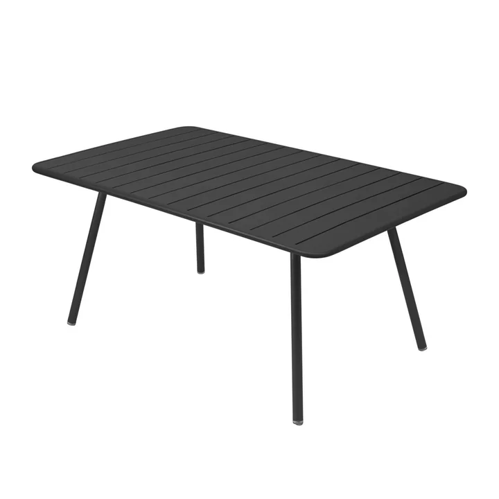 Luxembourg Table 165 x 100 cm by Fermob in anthracite