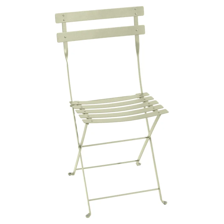 Bistro Metal folding chair from Fermob in lime green