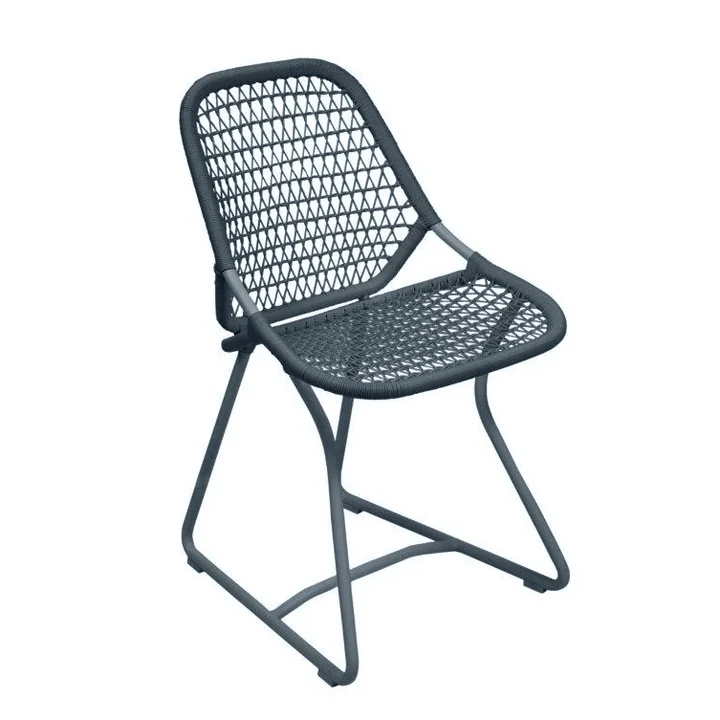 Sixties Chair from Fermob in thunderstorm gray/slate