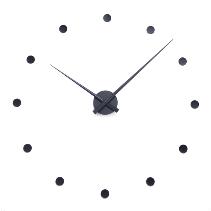 Radius Design - Flexible wall clock, black